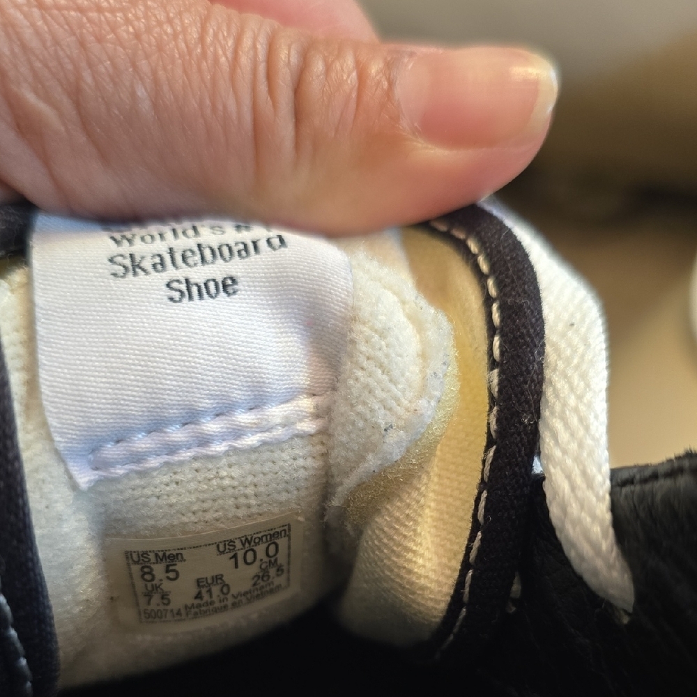 Vans SK8 Hi Decon Skate shoes V66 black unisex size 8.5 Men's, 10 Women… - Picture 7 of 15